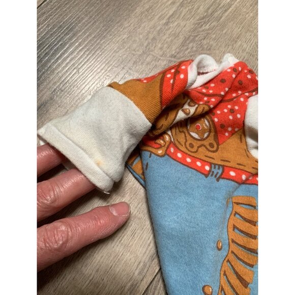 Cabbage Patch Kids CPK Western Cowboy Short Sleeve Body Suit Doll Outfit '84 VTG - Picture 4 of 5